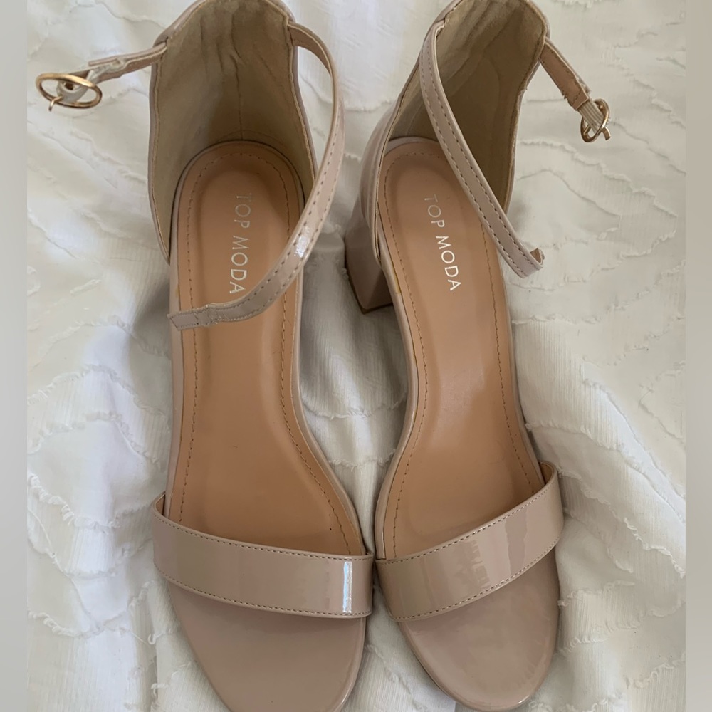 Pink/tan heels